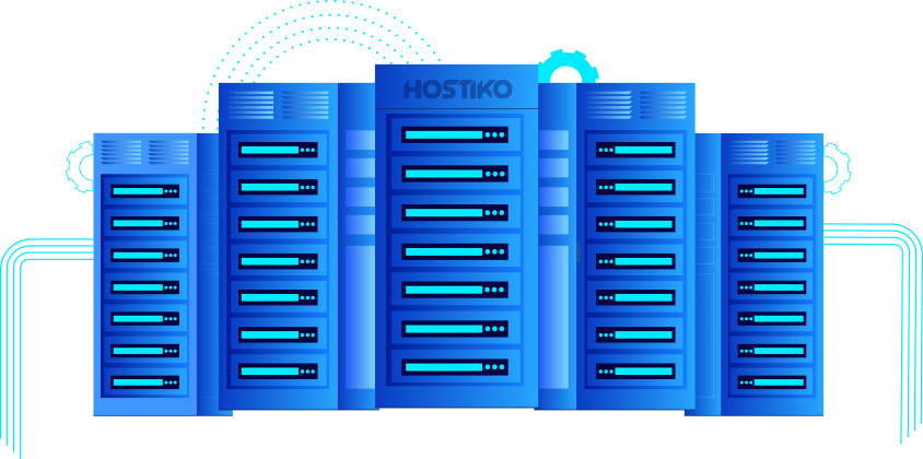 Server blu interconnessi, Hostíko, data center.